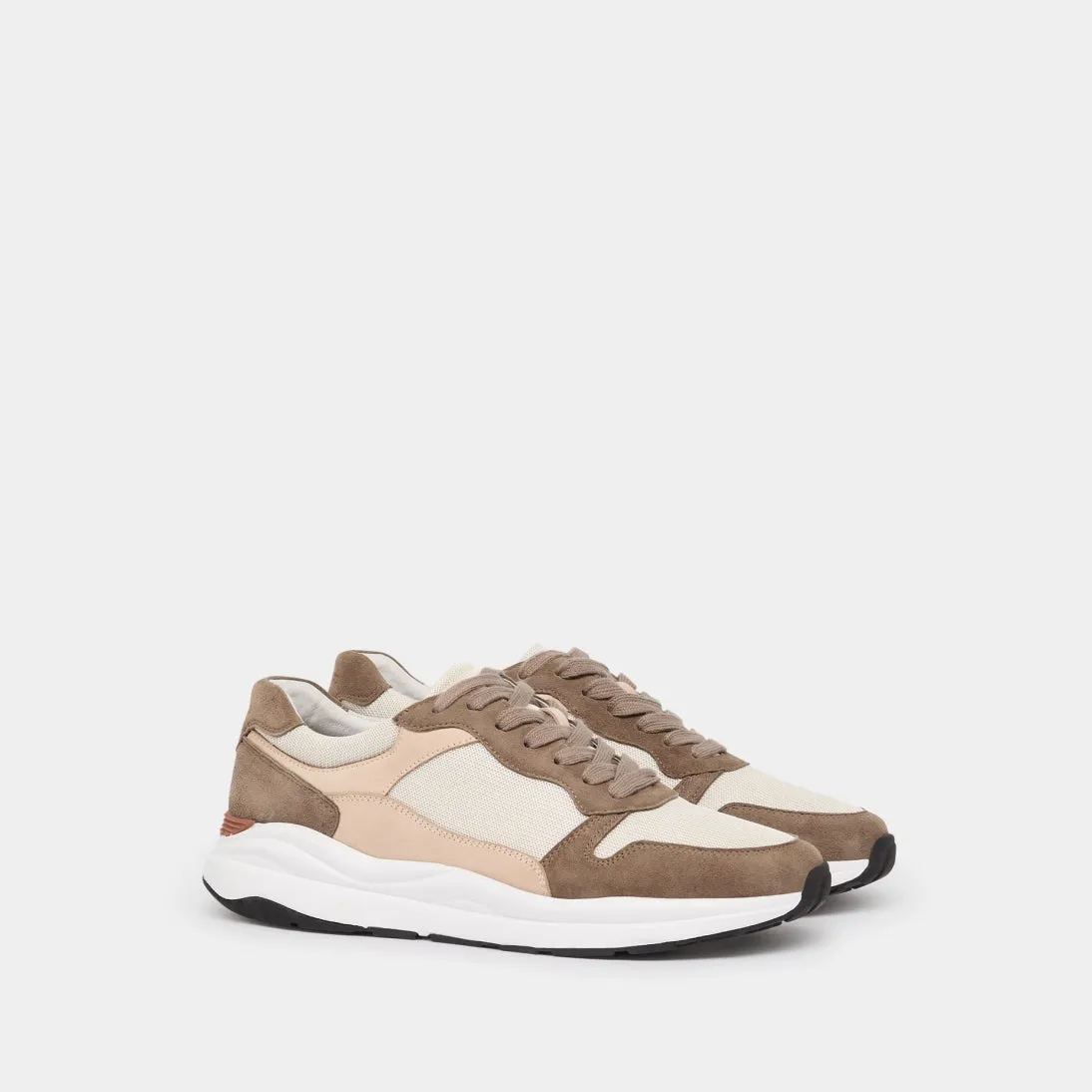 Remus Uomo Suede Albi Trainer Taupe 02212