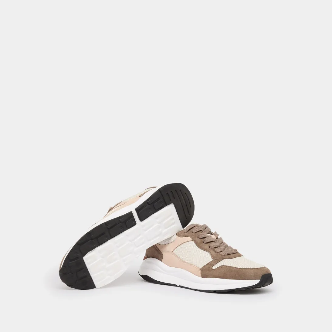 Remus Uomo Suede Albi Trainer Taupe 02212