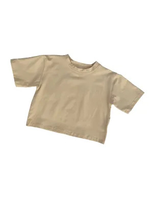Roo Oversized Tee Biscuit - wholesale