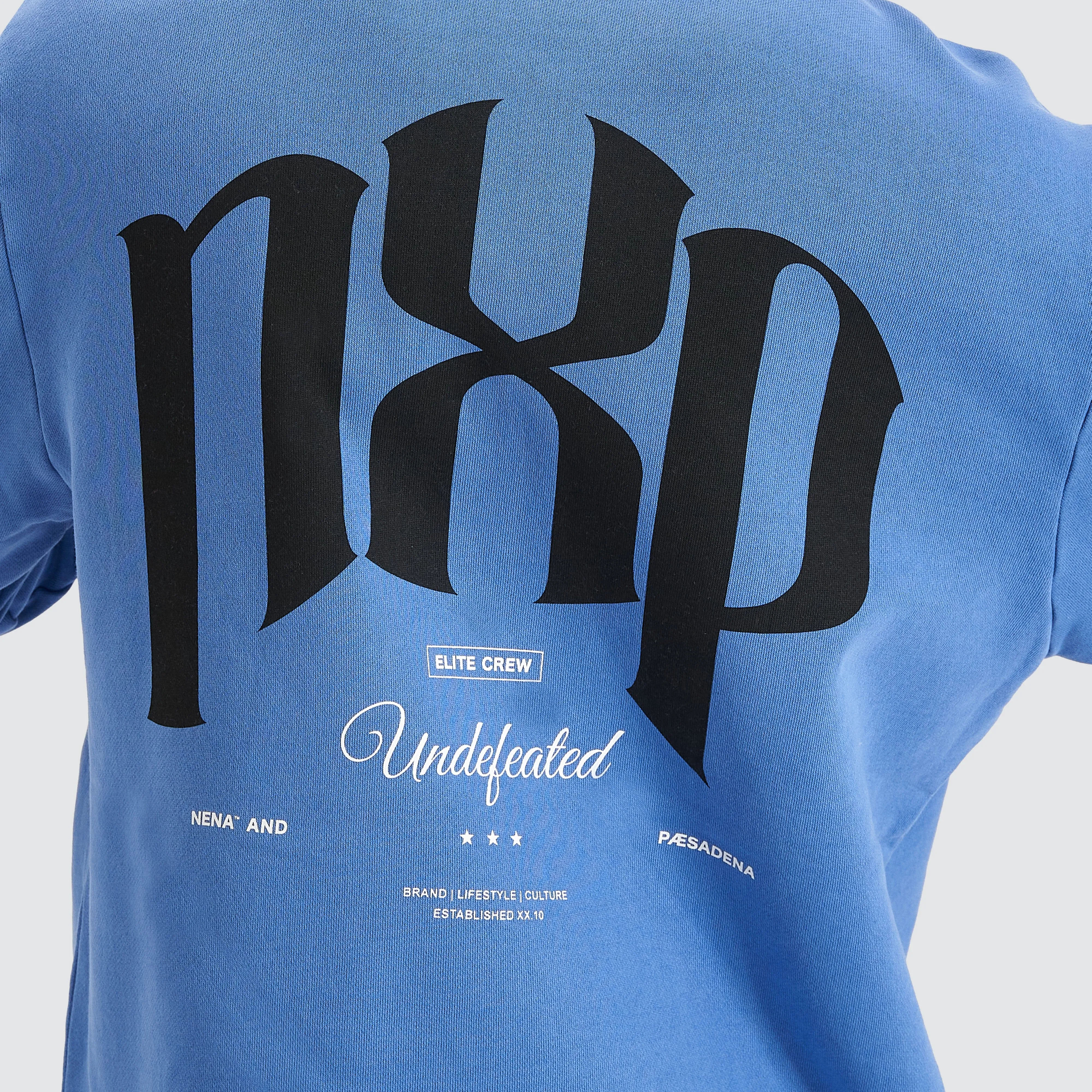 Rubble Dual Curved Hoodie Pigment Dutch Blue