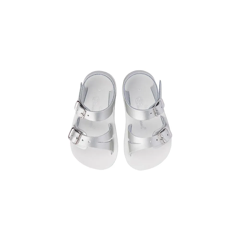 Salt Water Sandals Sun San Sea Wee Silver
