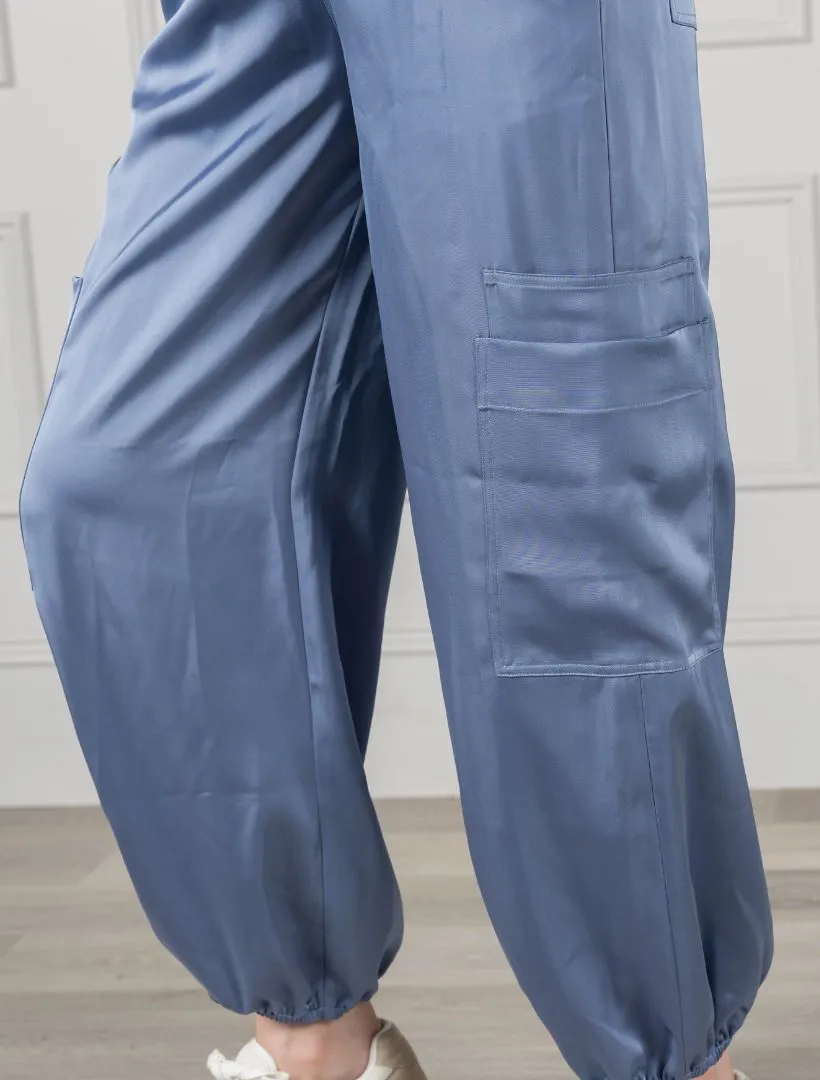 Samantha Cargo Pant Duck Egg Blue - FINAL SALE