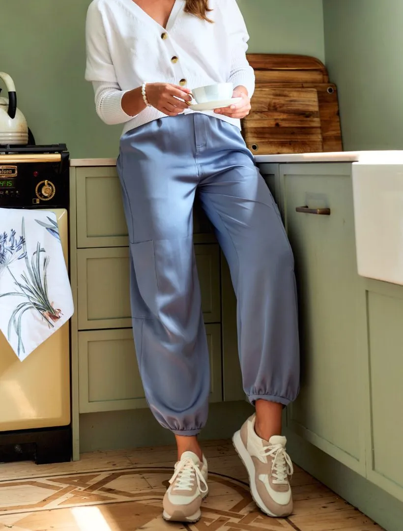 Samantha Cargo Pant Duck Egg Blue - FINAL SALE