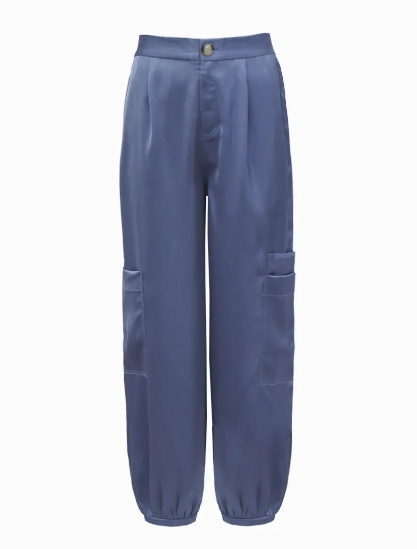Samantha Cargo Pant Duck Egg Blue - FINAL SALE