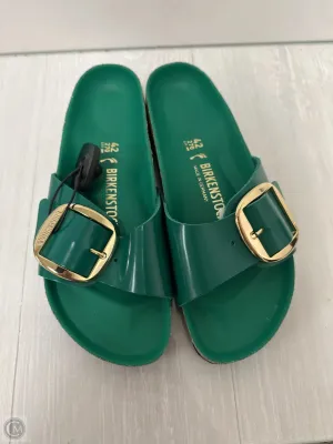 Sandals Flats By Birkenstock In Green, Size: 11.5