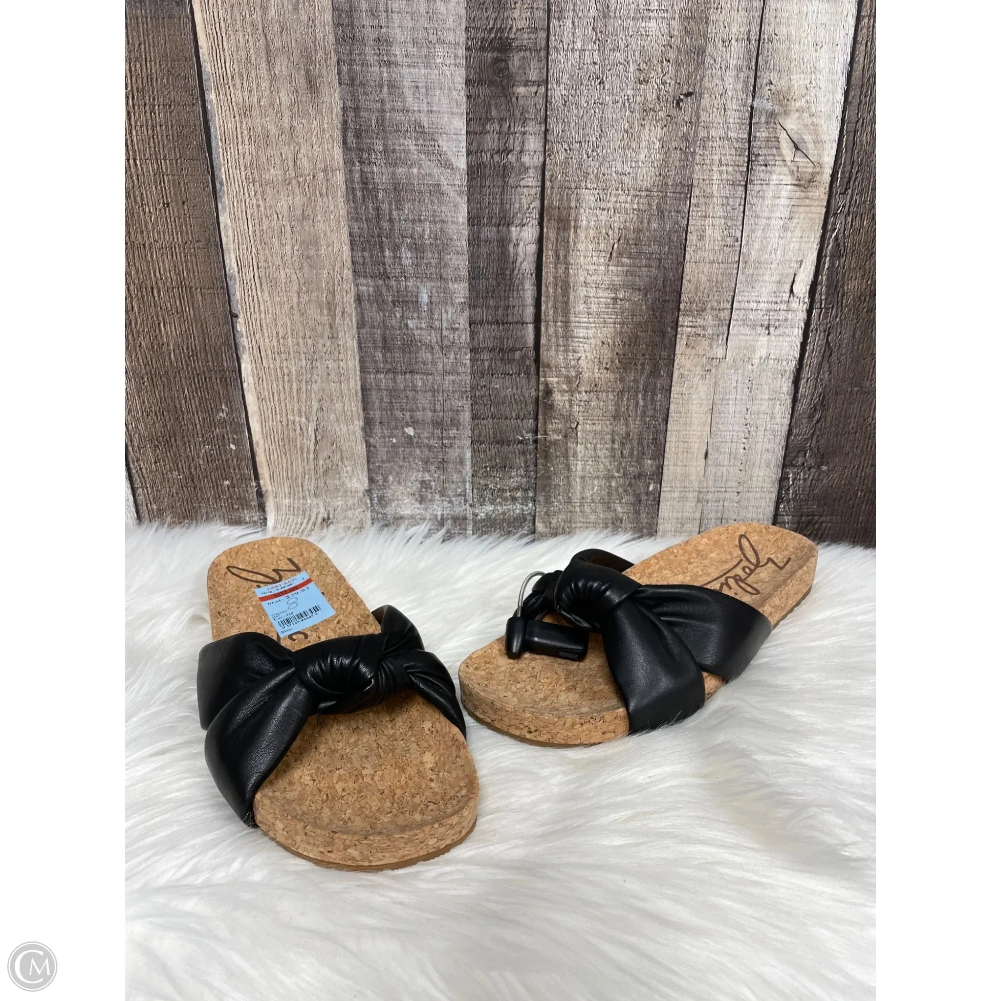 Sandals Flats By Cme In Black, Size: 8