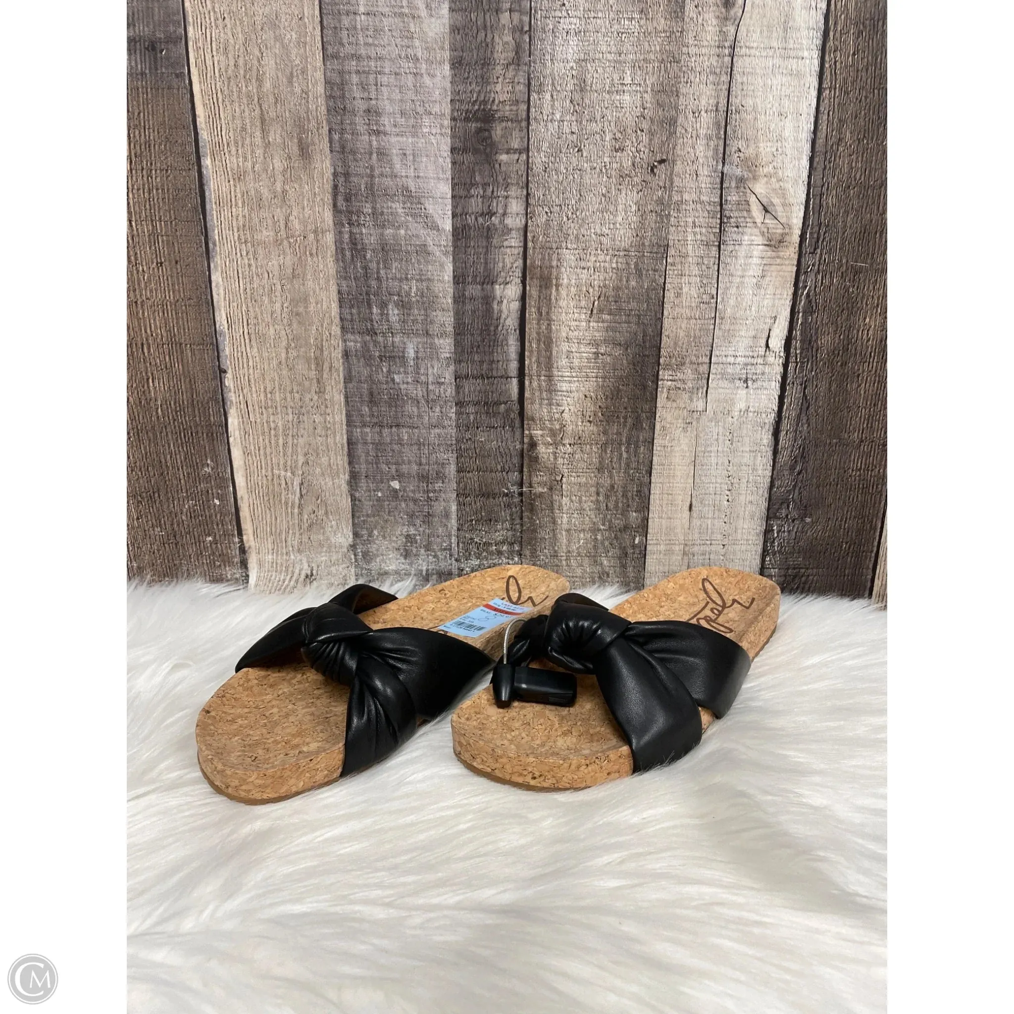 Sandals Flats By Cme In Black, Size: 8