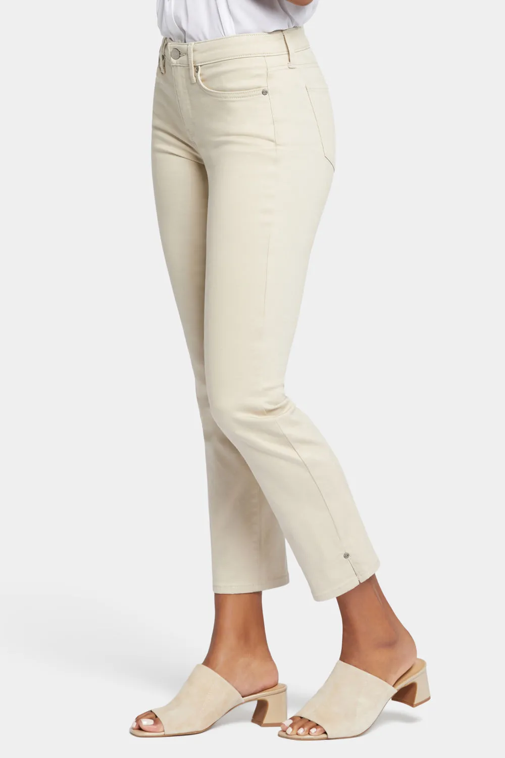 Sheri Slim Ankle Jeans - Feather