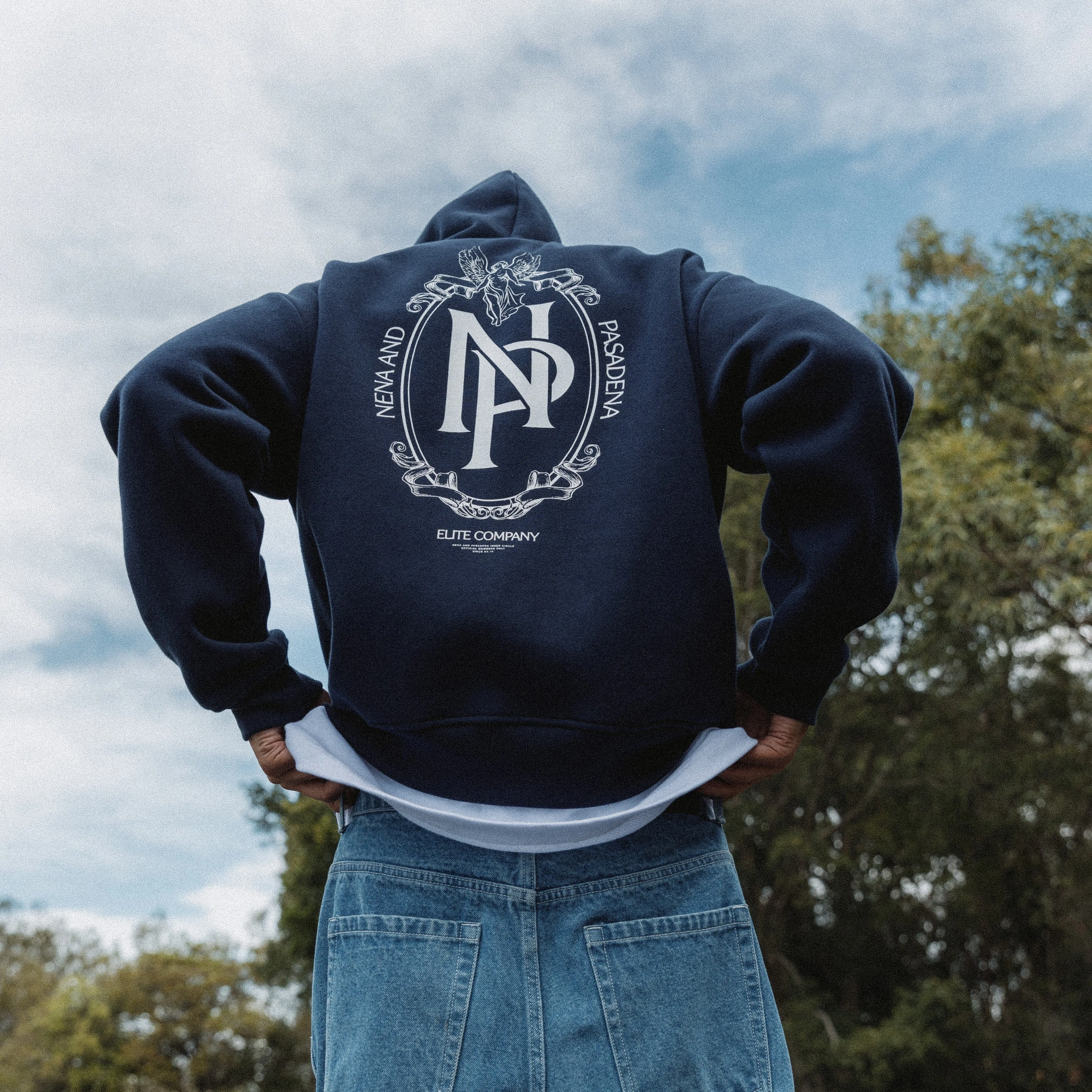 Spatial Heavy Box Fit Hoodie Spellbound