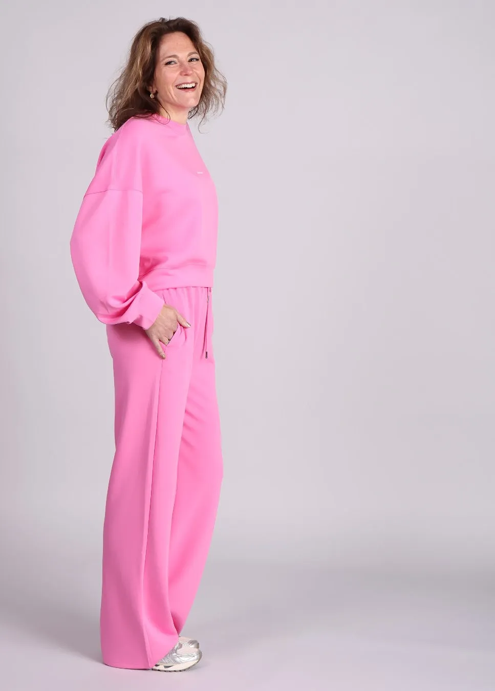 Studio Amaya Loes broek sweat roze