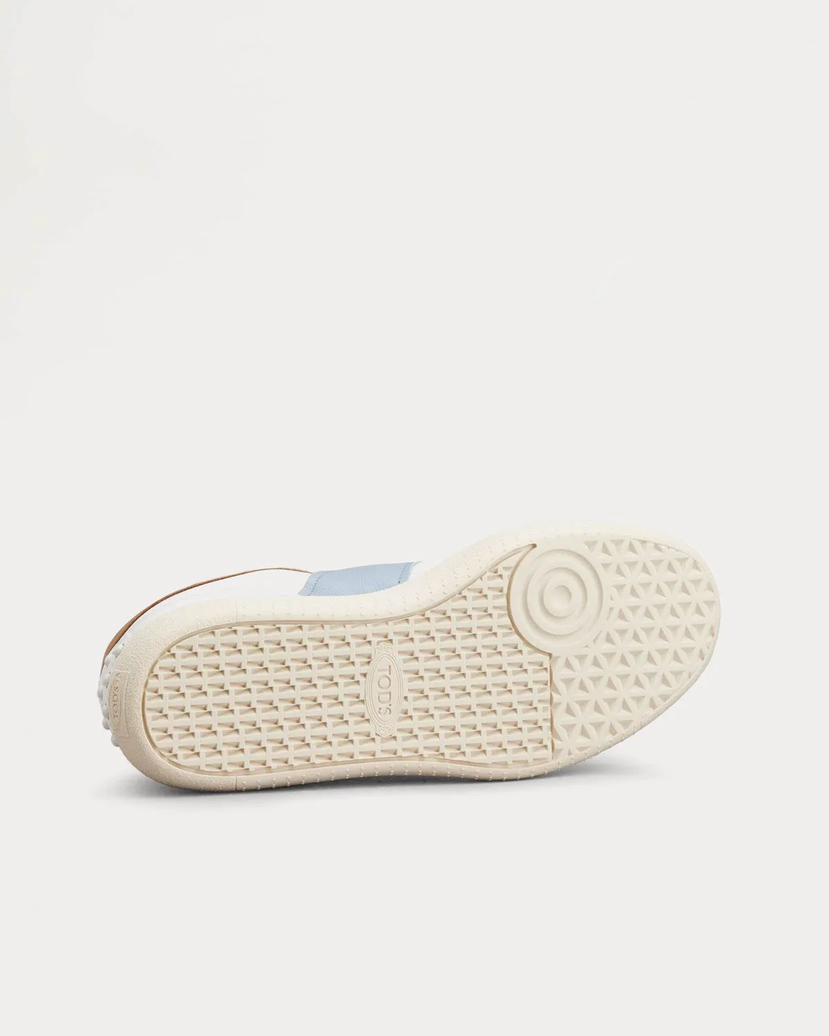 Tabs Suede White / Light Blue / Beige Low Top Sneakers