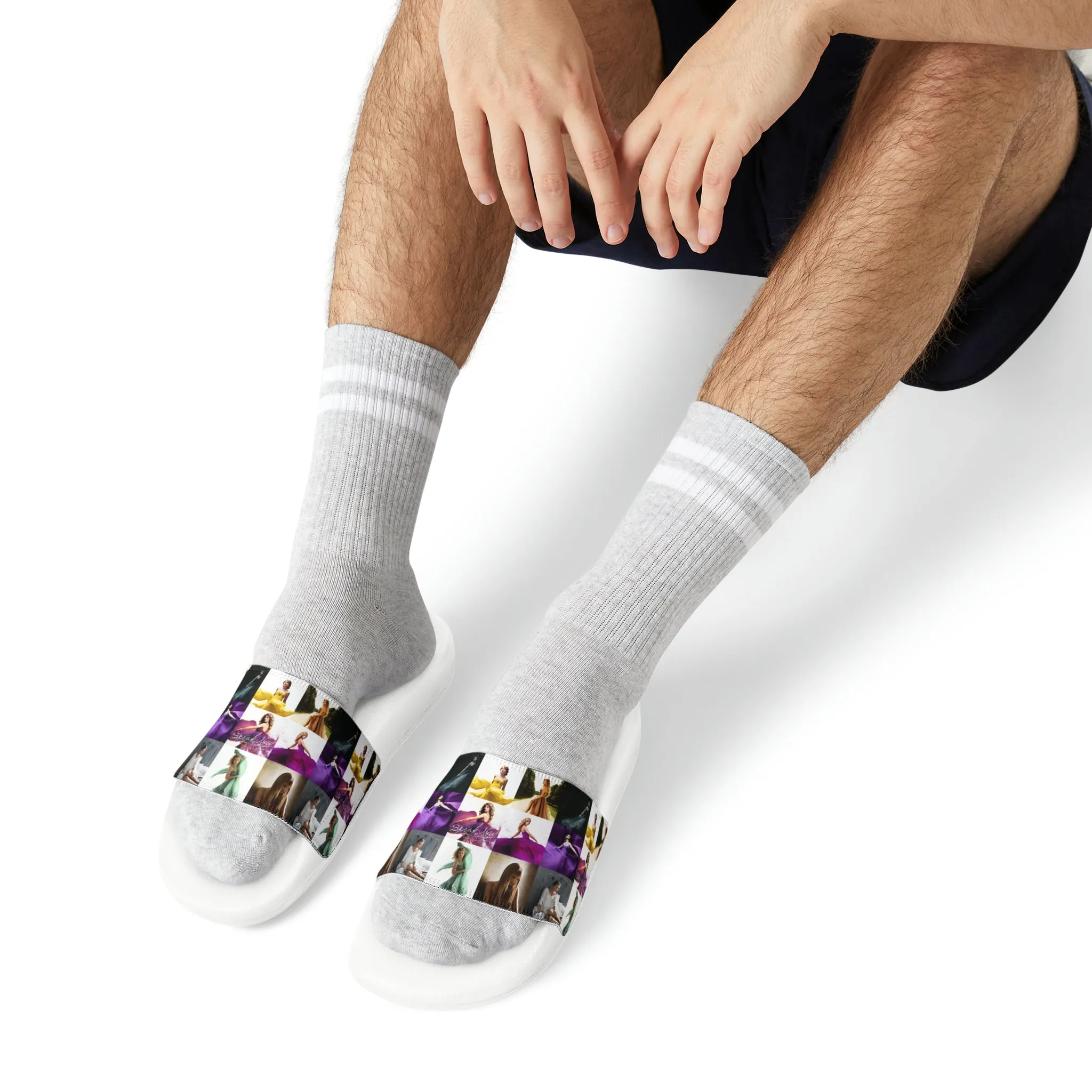 Taylor Swift Speak Now Mosaic Men's Slide Sandals