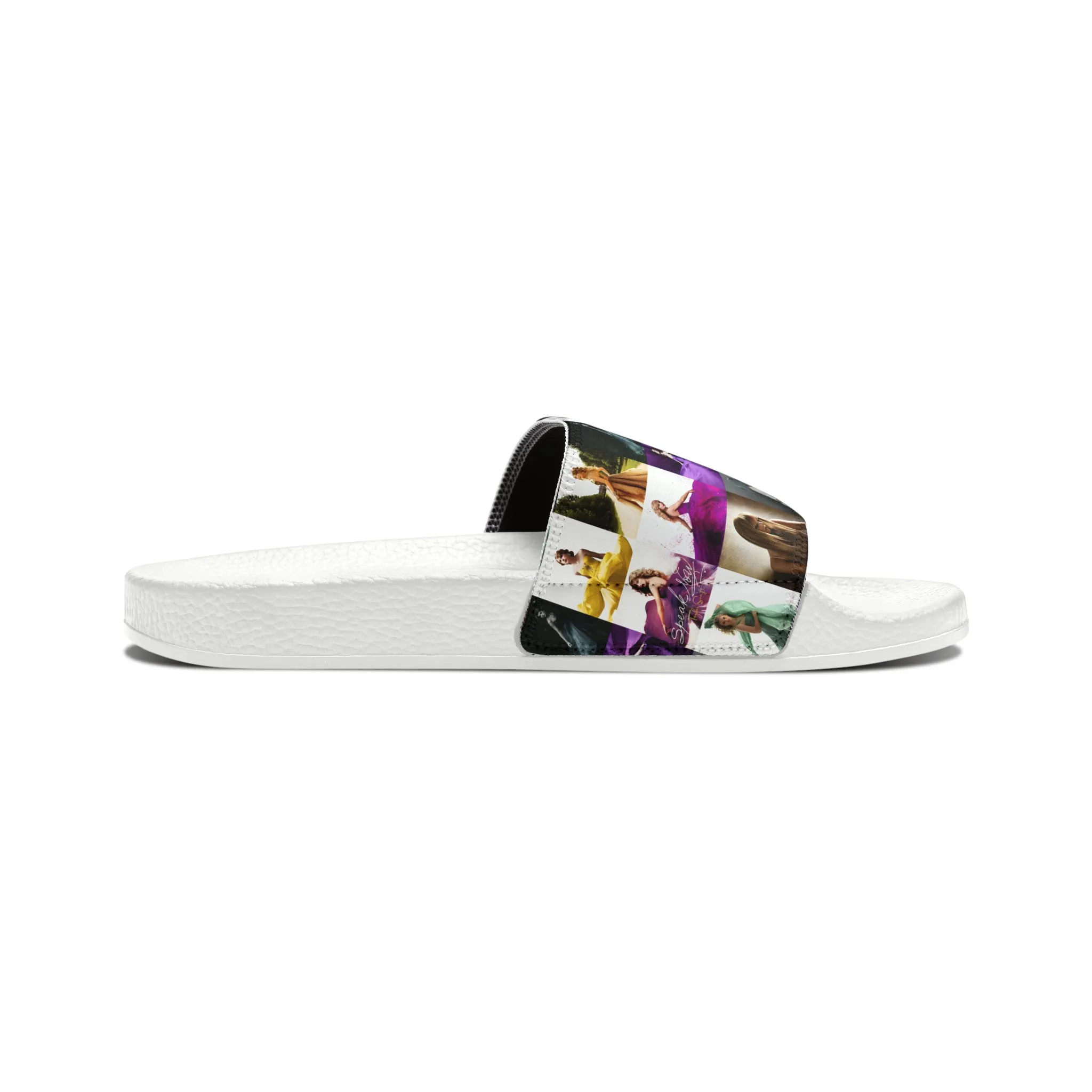 Taylor Swift Speak Now Mosaic Youth Slide Sandals