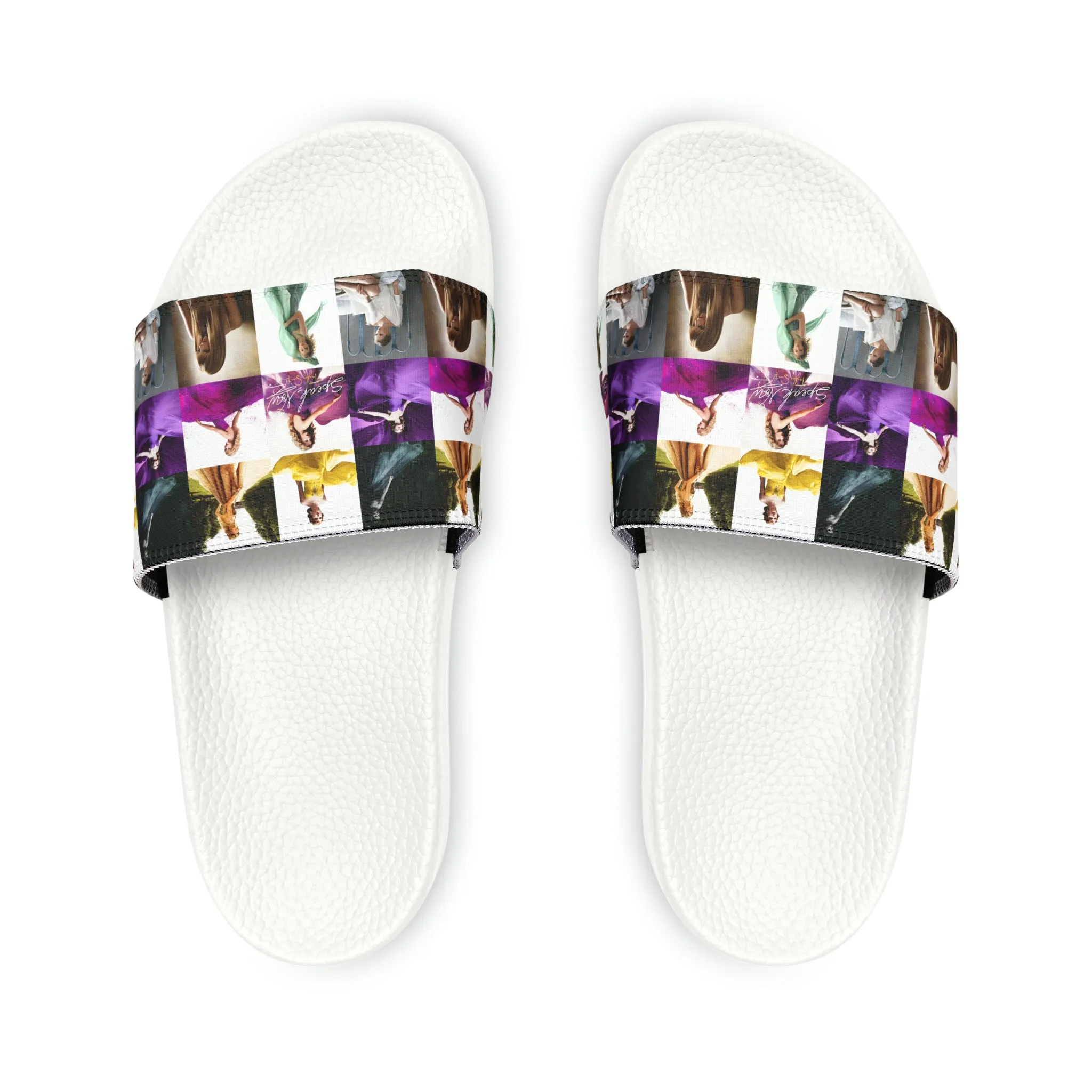Taylor Swift Speak Now Mosaic Youth Slide Sandals