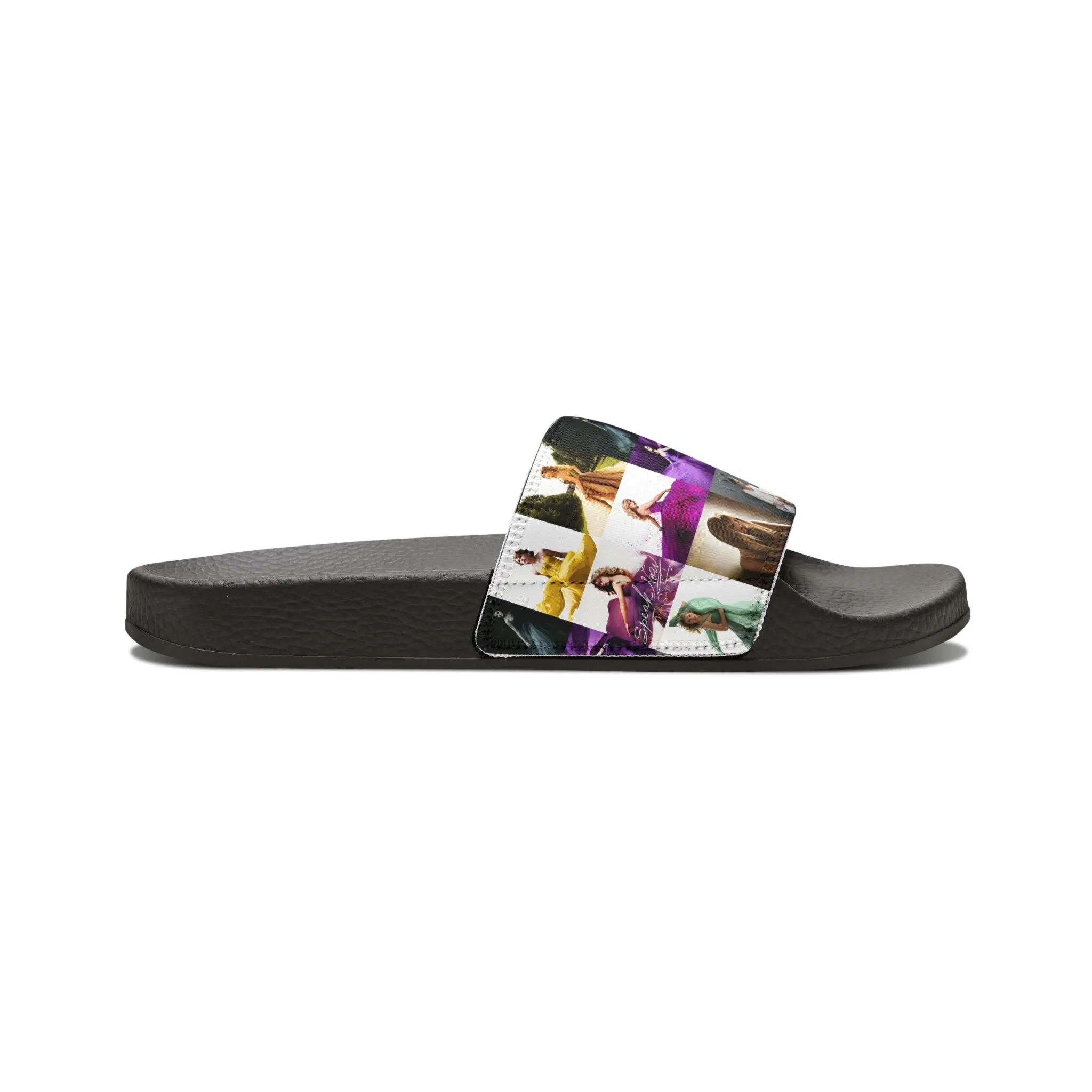 Taylor Swift Speak Now Mosaic Youth Slide Sandals