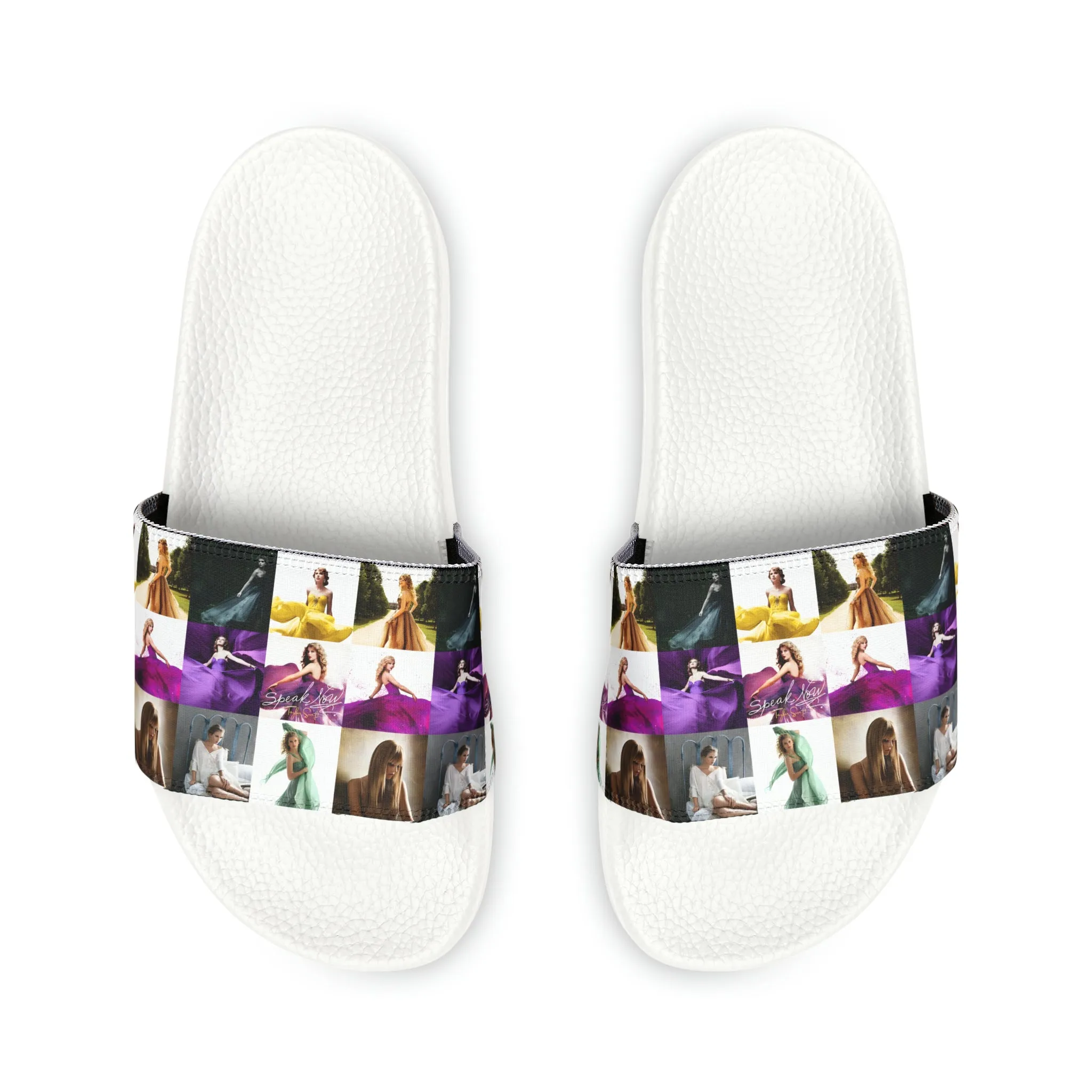 Taylor Swift Speak Now Mosaic Youth Slide Sandals