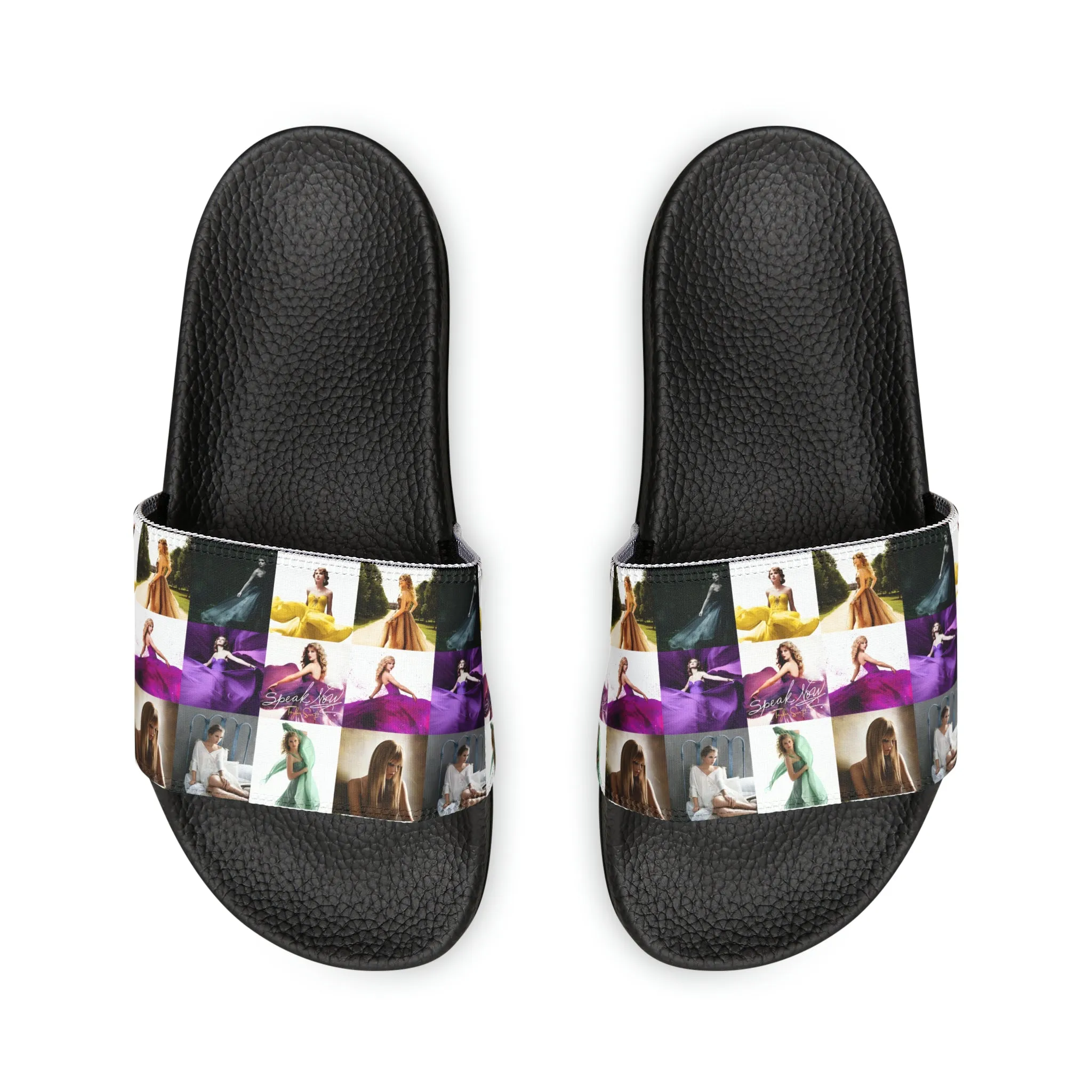 Taylor Swift Speak Now Mosaic Youth Slide Sandals