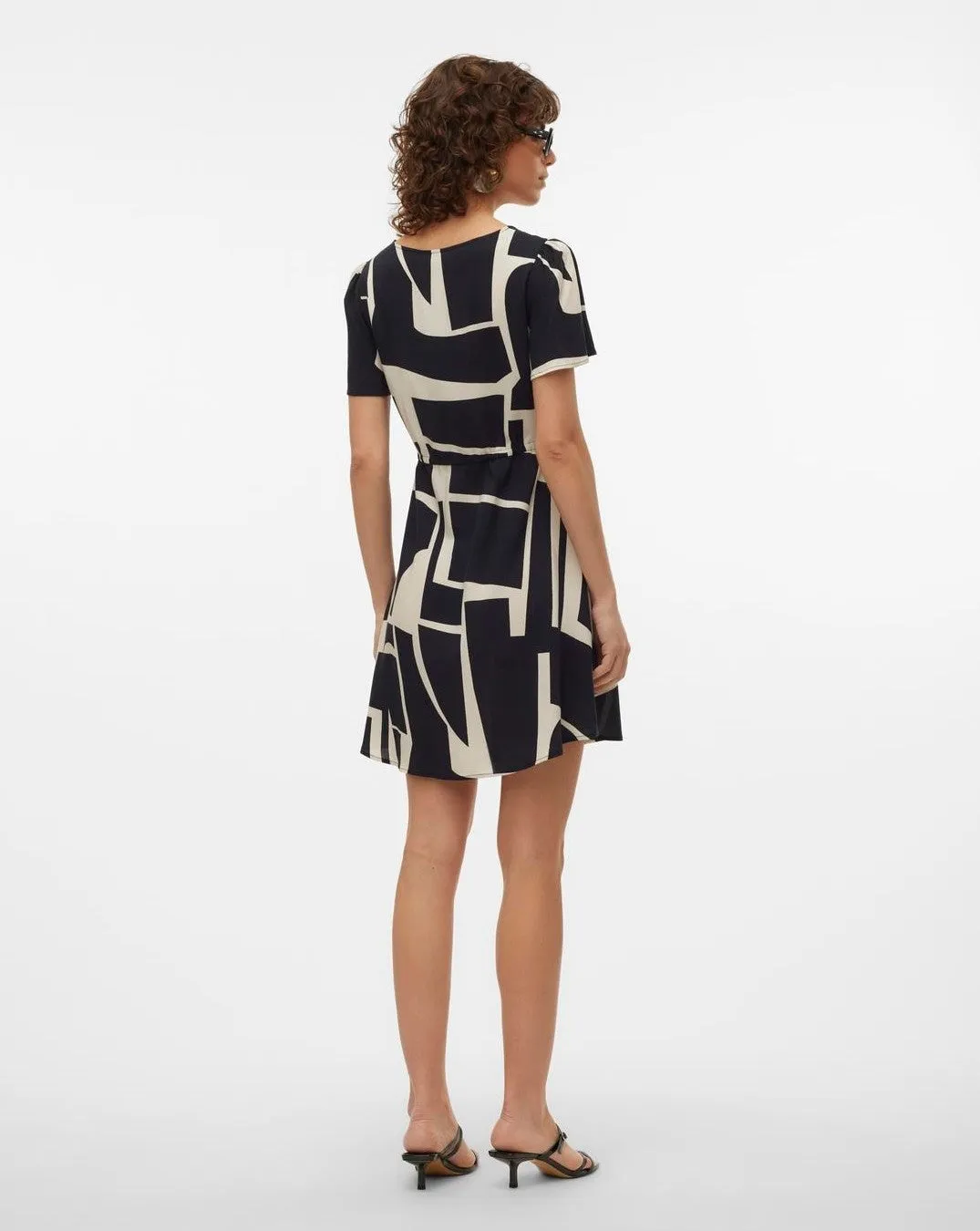 The Easy Joy V-Neck Short Dress: 2 COLORS