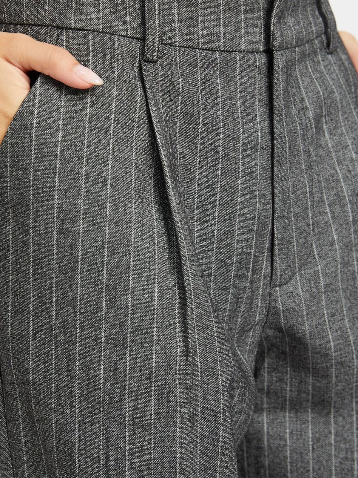 The Loose Fit Pinstripe Pants
