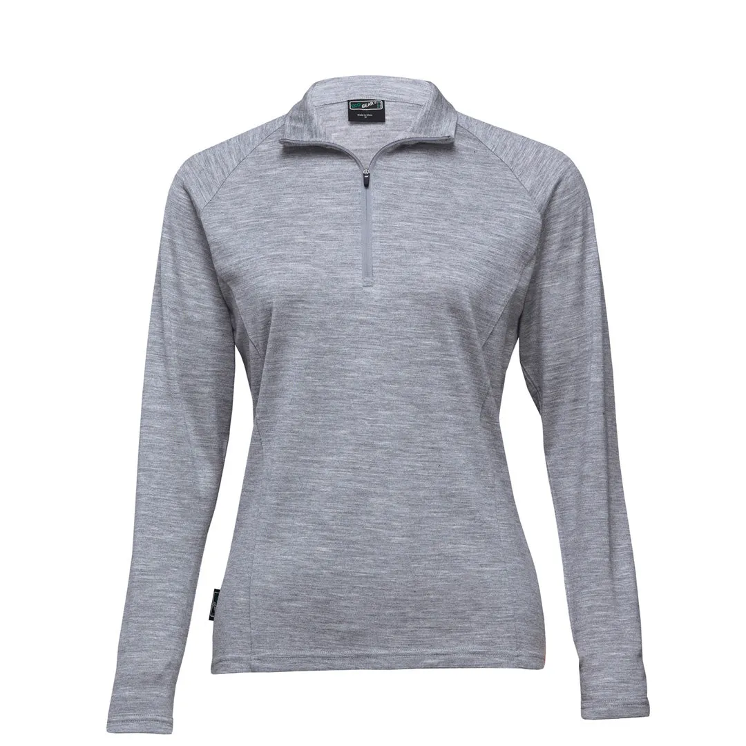 The Merino Zip Pullover | Ladies