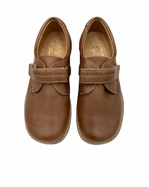 TNY Tan Velcro Strap Oxford 14119