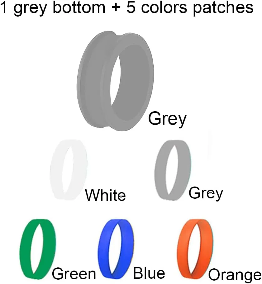 Two-Tone Cross Silicone Ring Faith Script Cross Free Engraved Christian Ring - Customize Men Women Faith Inspirational Rubber Band, Size 8 to 13