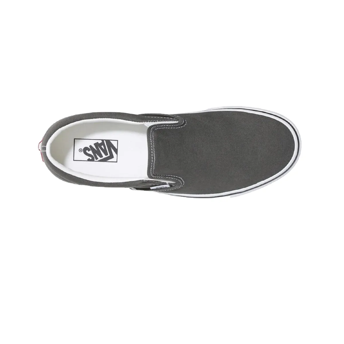 Vans Unisex Classic Slip-On Skateboarding Shoes VN000EYECHR Charcoal