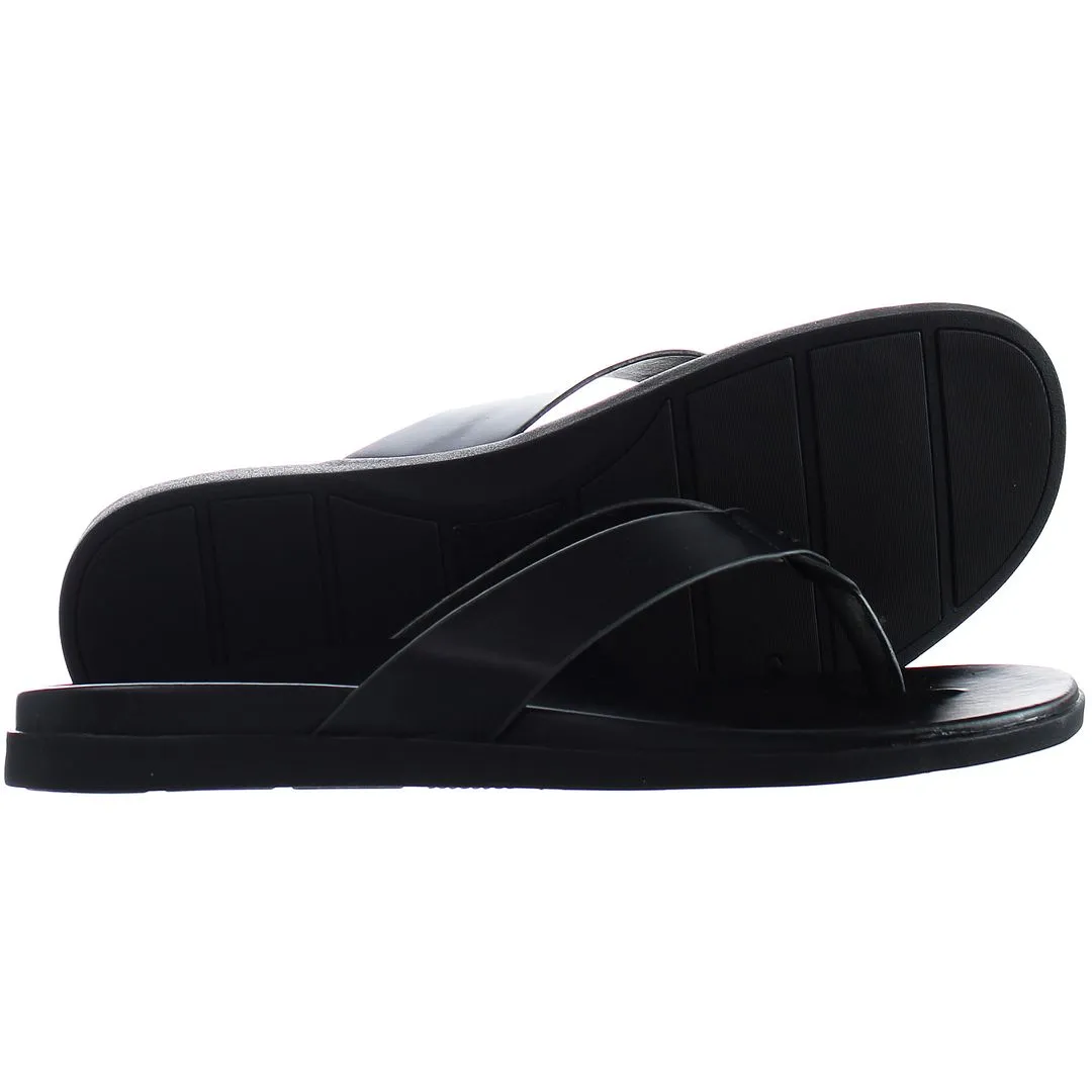 Vionic Elijah Mens Black Flip-Flops