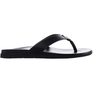 Vionic Elijah Mens Black Flip-Flops