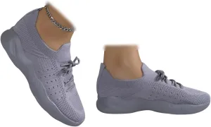 Walking Shoes Women Arch Support Slip On Sneakers Comfort Light Weight Casual Athletic Gym Tennis Running Sneakers