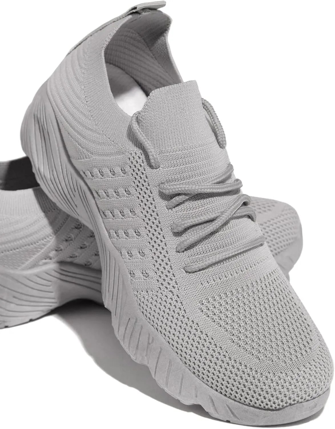 Walking Shoes Women Arch Support Slip On Sneakers Running Shoes Lightweight Tennis Shoes Non Slip Gym Workout Shoes