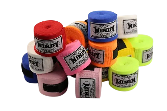 WINDY WHW MUAY THAI BOXING HANDWRAPS Elastic Cotton 3 m Vary Colours