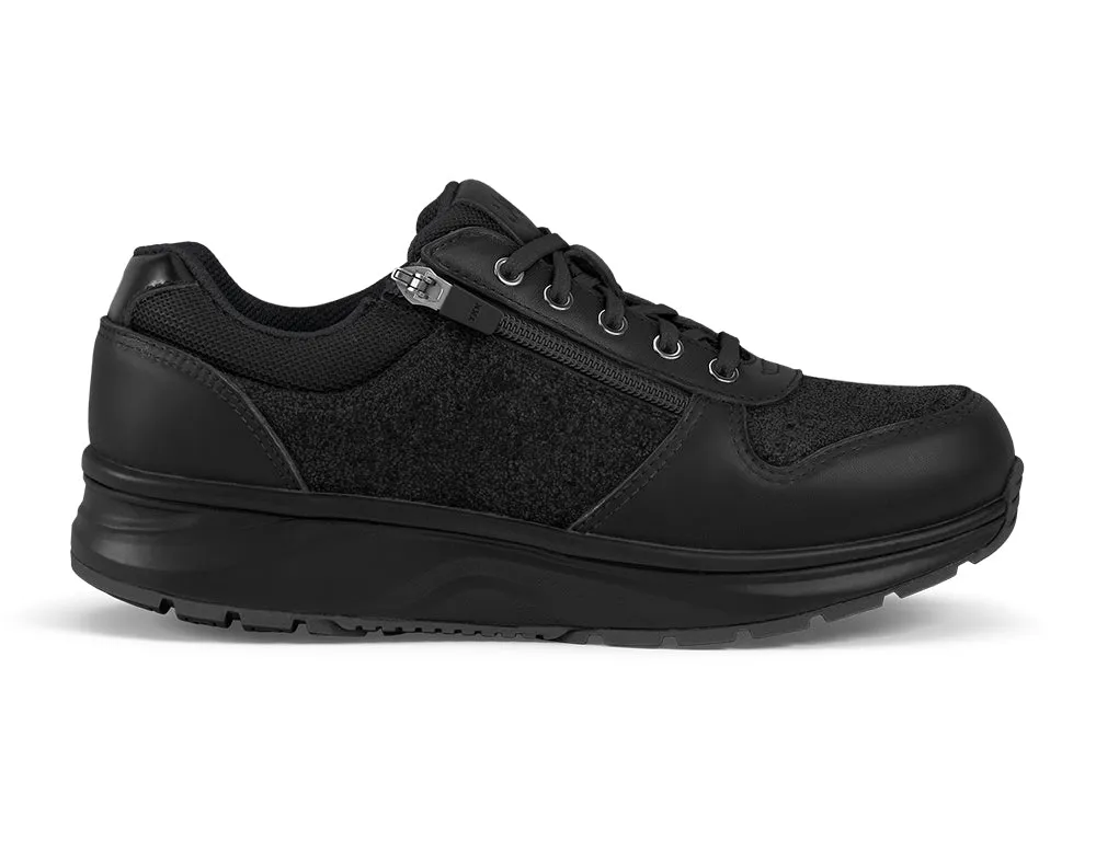 Womens Active Zip Dynamo Black II Trainers
