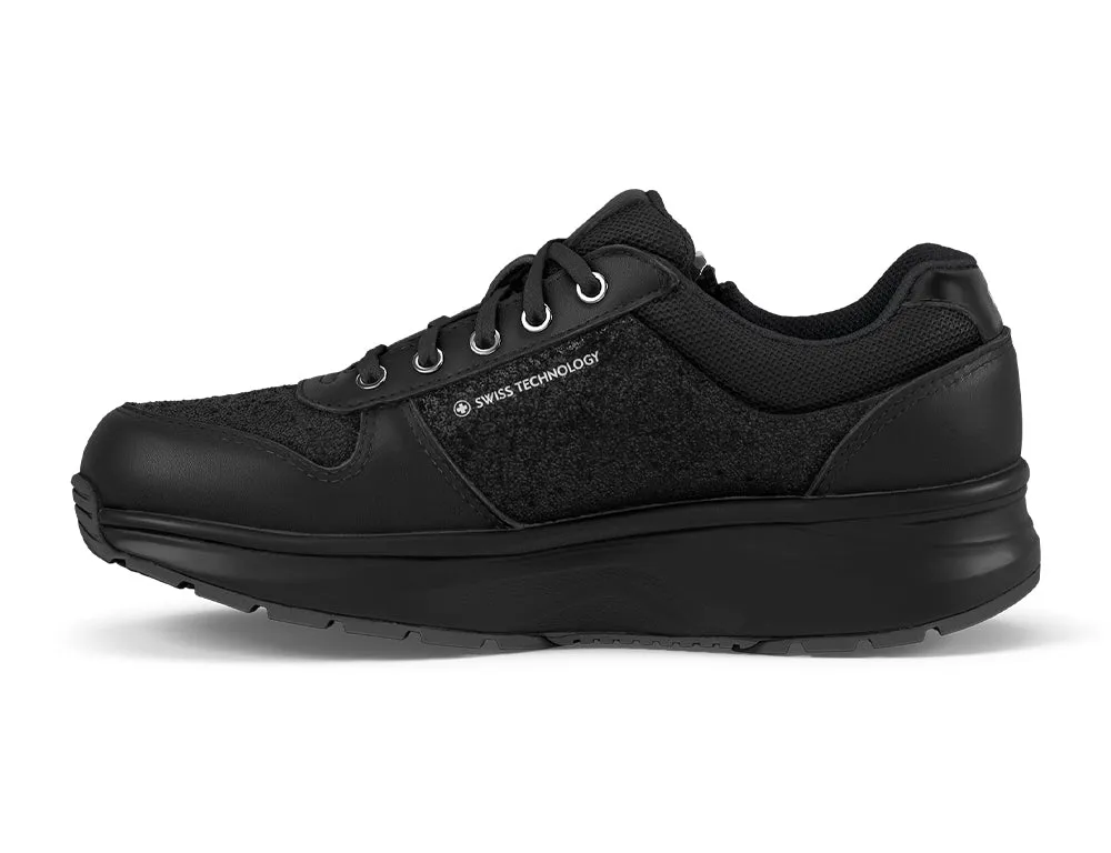 Womens Active Zip Dynamo Black II Trainers
