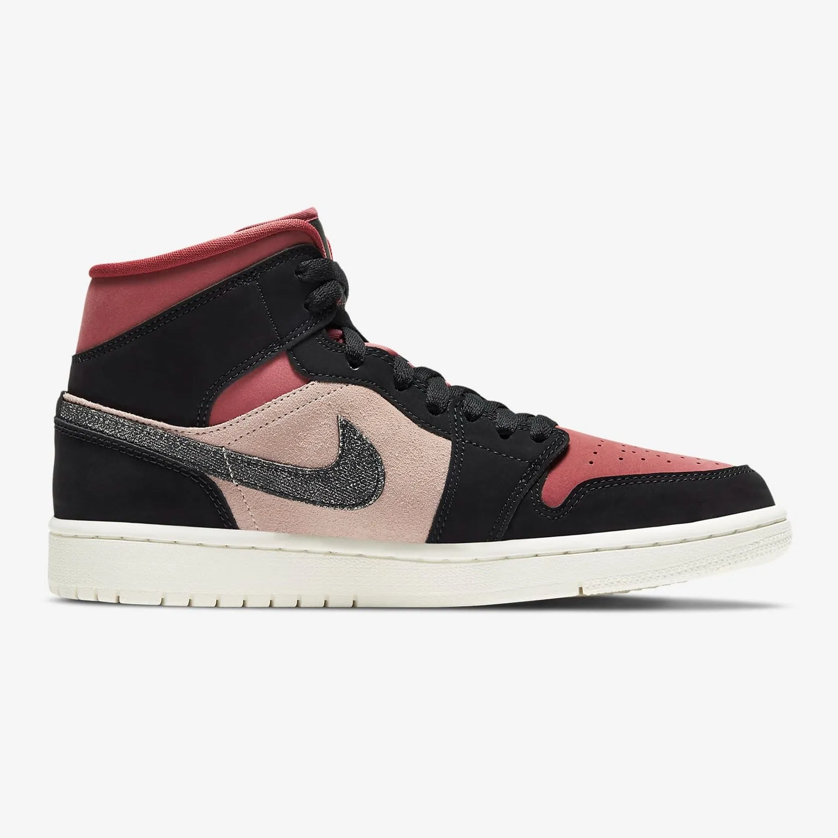 Women's Air Jordan 1 Mid "Canyon Rust" (Particle Beige/Black/Canyon Rust/Sail)(BQ6472-202)