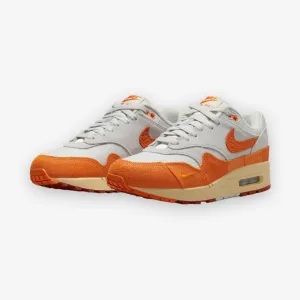 Women's Nike Air Max 1 Light Bone Magma Orange DZ4709-001